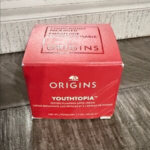 Origins Youthtopia Peptide Cream in Red Packaging